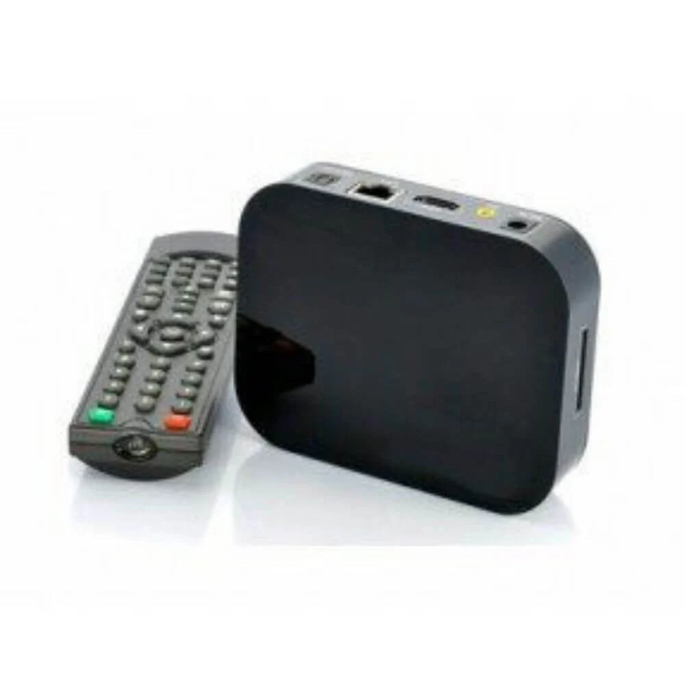 IPTV box with remote control.