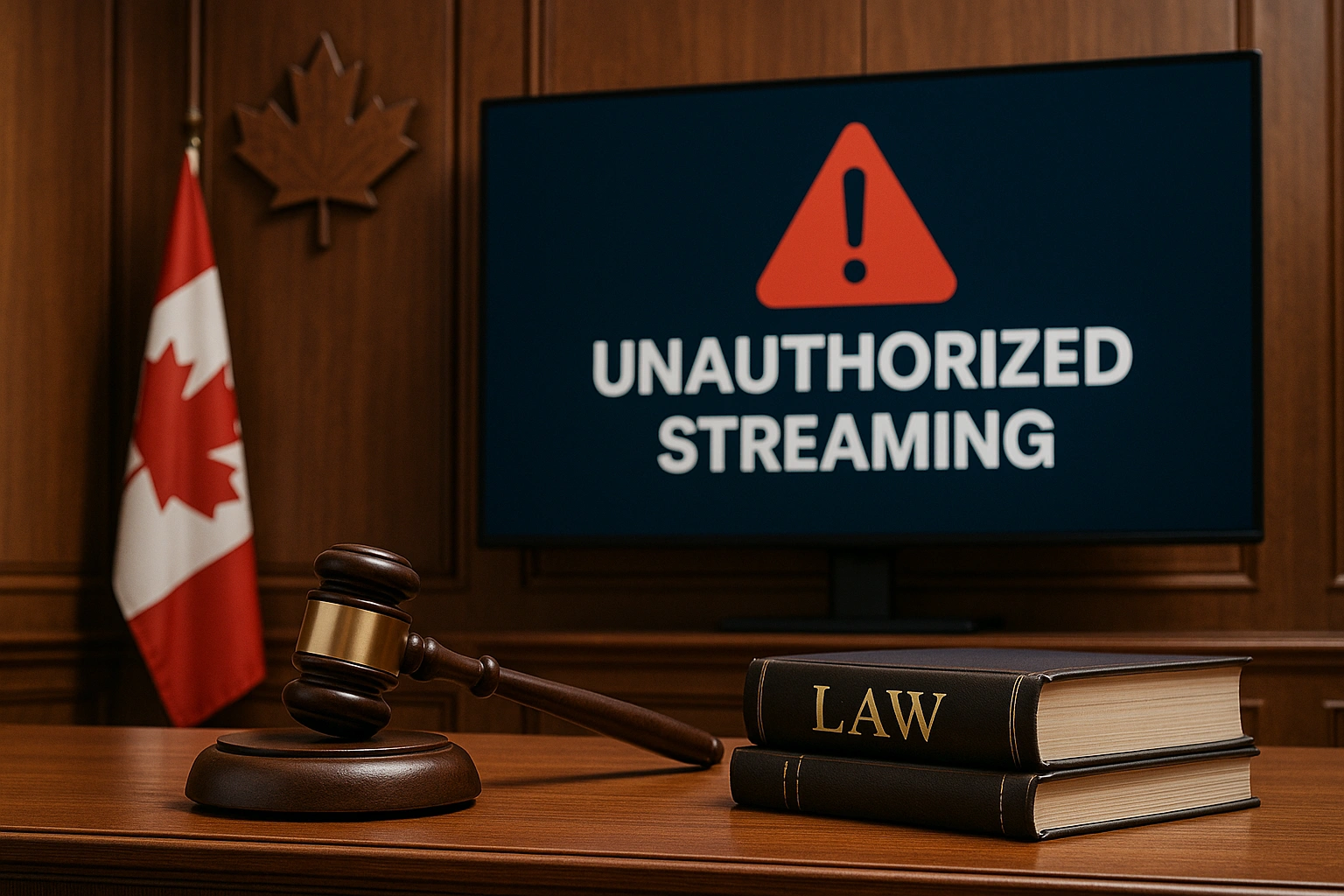 Canadian courtroom warning about IPTV streaming