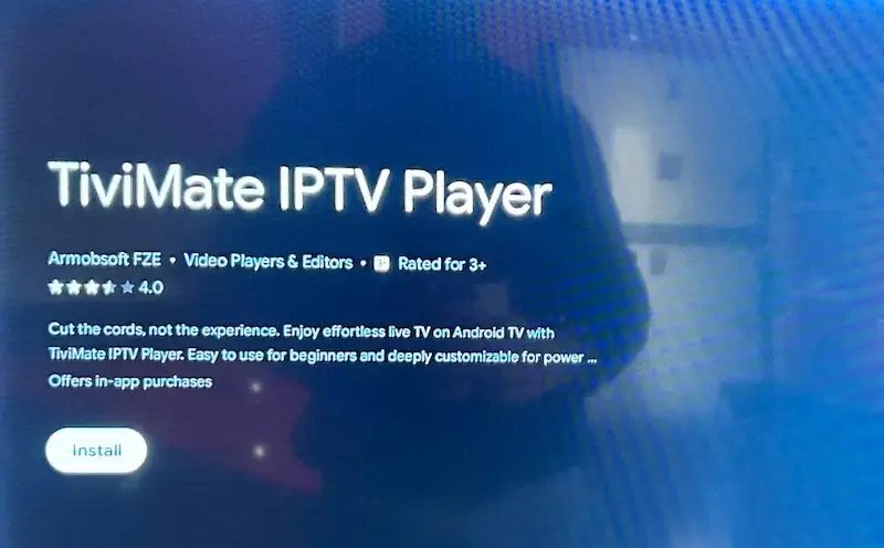 install tivimate iptv player android tv