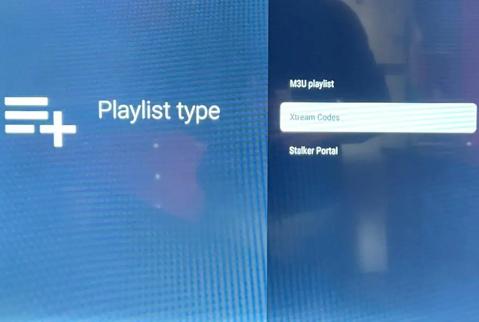 tivimate xtream codes login option