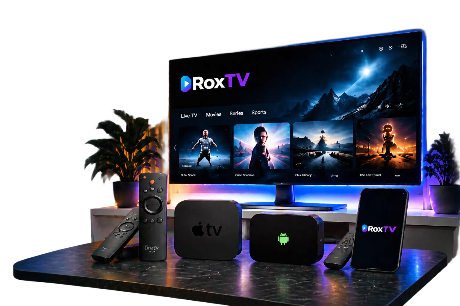 RoxTV setup devices
