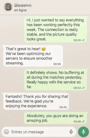 Stable connection and no buffering during matches with great picture, 4K IPTV in Canada.